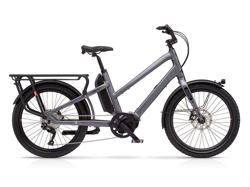 Benno Bikes Boost E CX Easy-On Cargo Bike Easy-On Anthracite Grey  click to zoom image