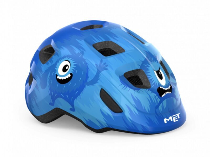 MET Hooray Helmet XS 46-52cm Blue Monsters  click to zoom image