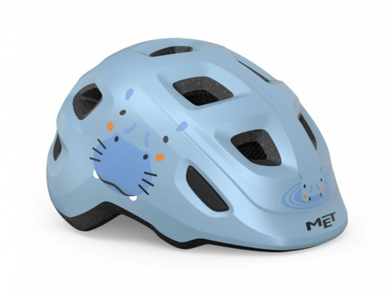 MET Hooray Helmet XS 46-52cm Pale Blue Hippo  click to zoom image