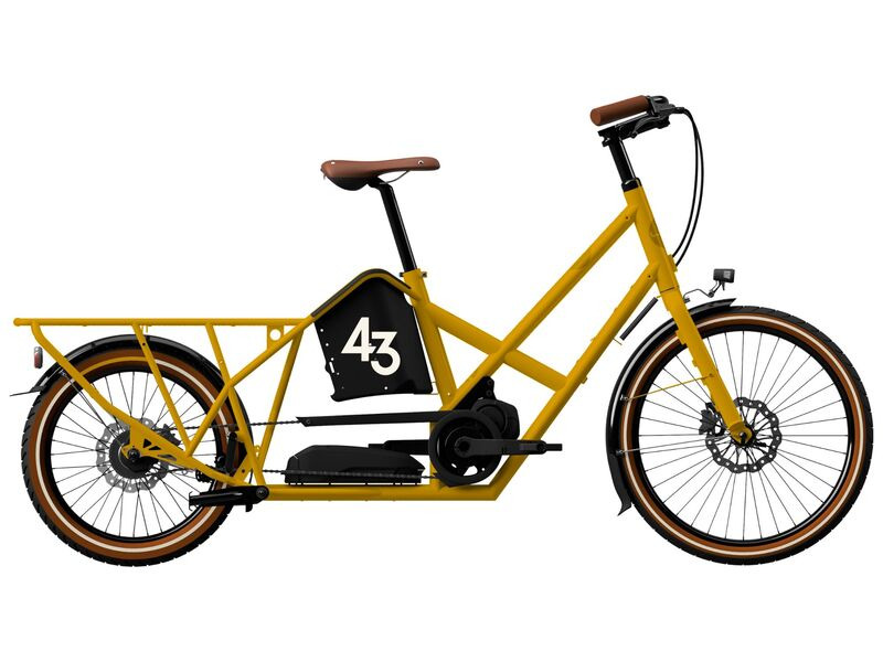 Bike 43 Longtail Cargo Bike Bosch Nexus  Yellow  click to zoom image