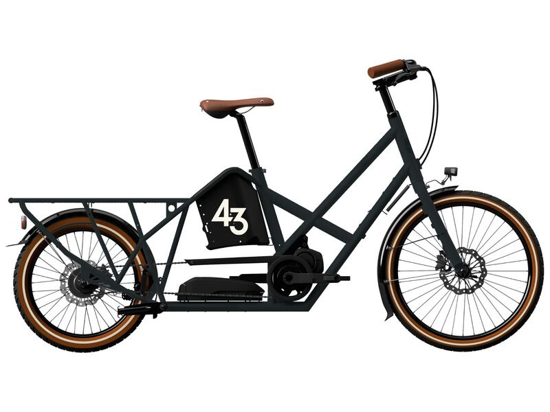 Bike 43 Longtail Cargo Bike Bosch Nexus  Anthracite  click to zoom image