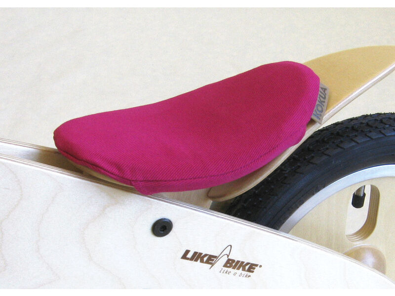 LIKEaBIKE Wooden Bike Saddle Cover  Pink  click to zoom image